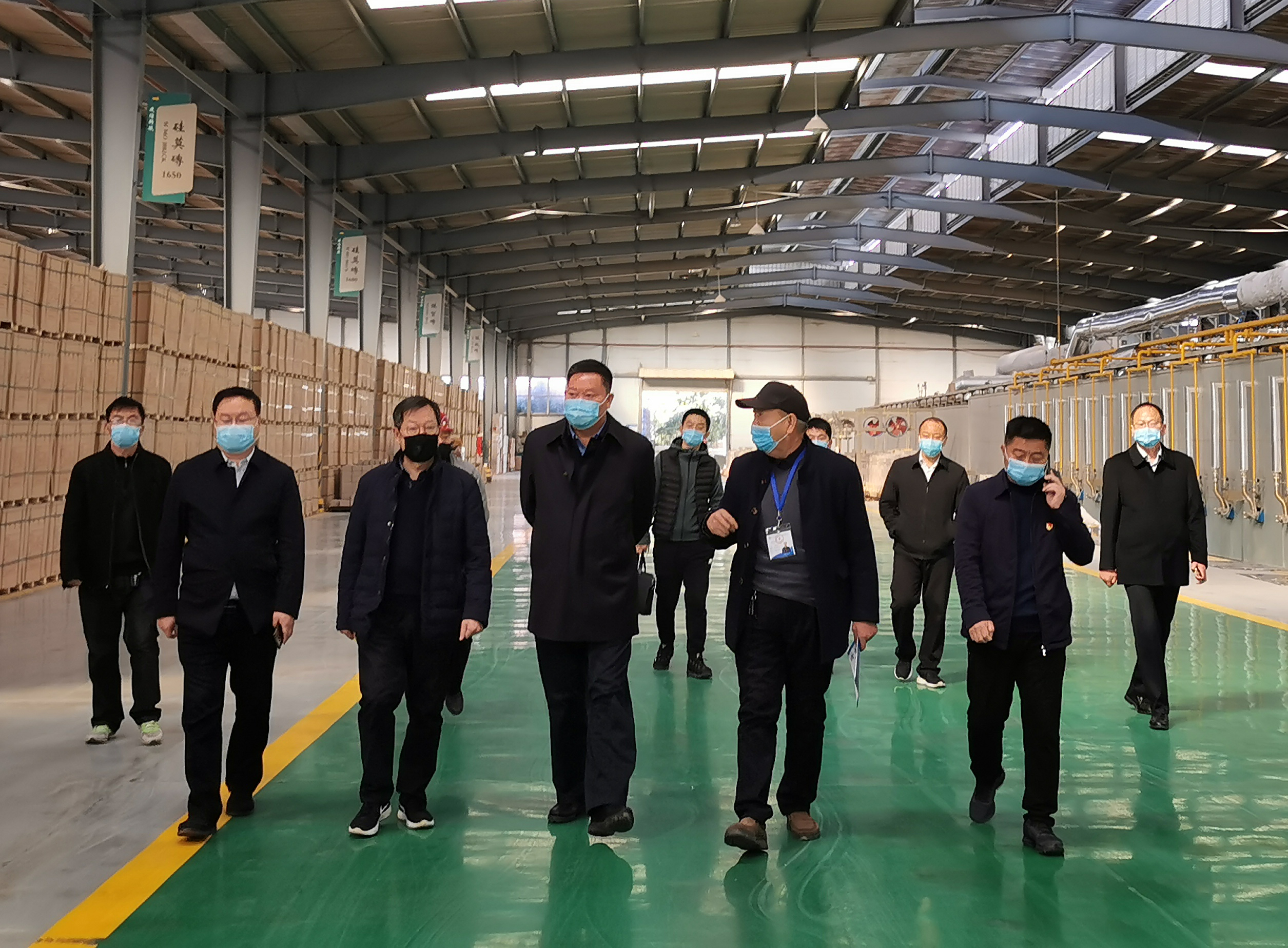 春暖花開(kāi) 共克時(shí)艱‖新密市委書記蒿鐵群一行蒞臨鄭州建信視察疫情防控工作及復(fù)工情況